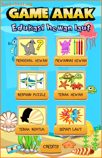 Game Anak Edukasi Hewan Laut screenshot