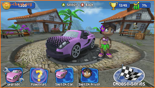Game Beach Buggy Racing Lock Screen HD Wallpapers screenshot