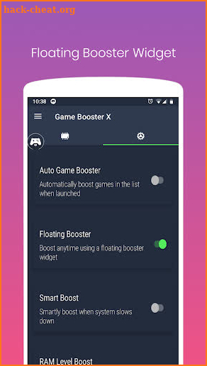 Game Booster X: Game Play Optimizer screenshot