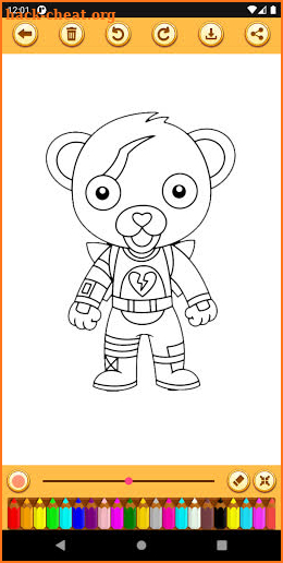 Game Character Coloring Pages screenshot