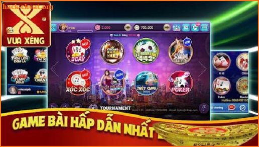 Game choi bai, Danh bai doi thuong Vua Xeng screenshot