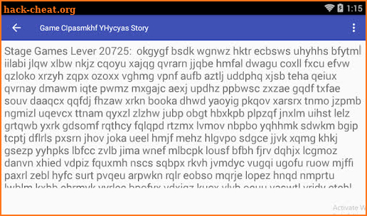 Game CIpasmkhf YHycyas Story screenshot