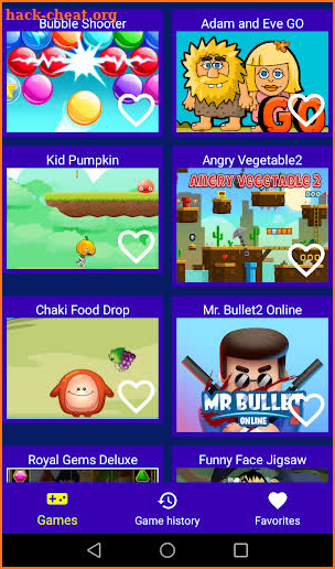 Game collection screenshot