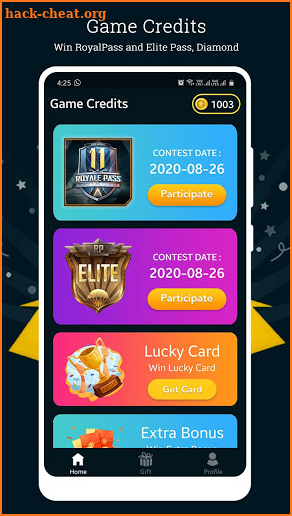 Game Credits - Win RoyalPass and ElitePass,Diamond screenshot