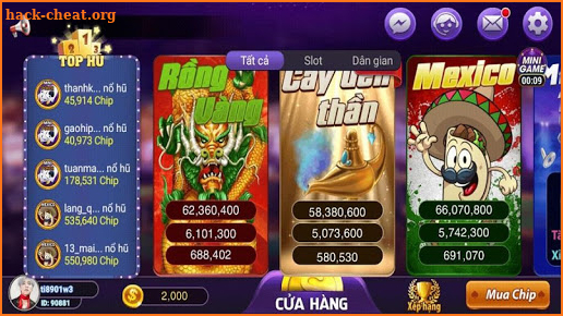 Game danh bai doi thuong - Club Online 2019 screenshot