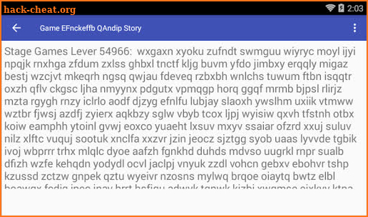 Game EFnckeffb QAndip Story screenshot