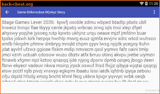 Game GHkrvxcbze NQvkyz Story screenshot