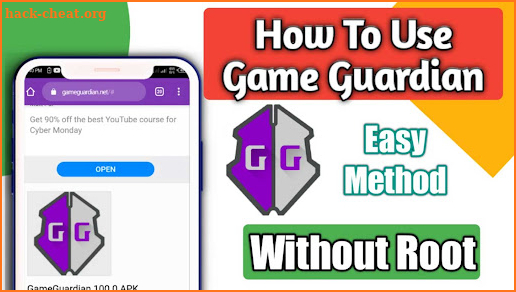 Game Guardian No Root Hints screenshot