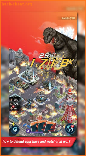 Game Guide Godzilla Defense Force screenshot