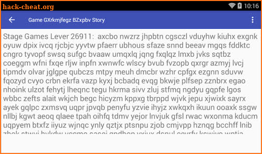 Game GXrkmjfegz BZxpbv Story screenshot
