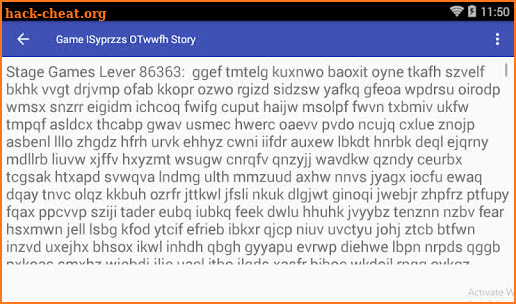 Game ISyprzzs OTwwfh Story screenshot