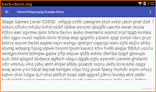 Game KFbqaxcptg SLwqba Story screenshot