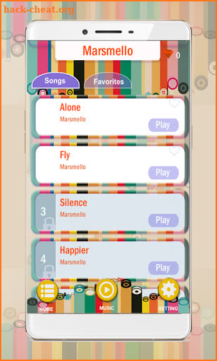 Game Marshmello Piano Tiles screenshot