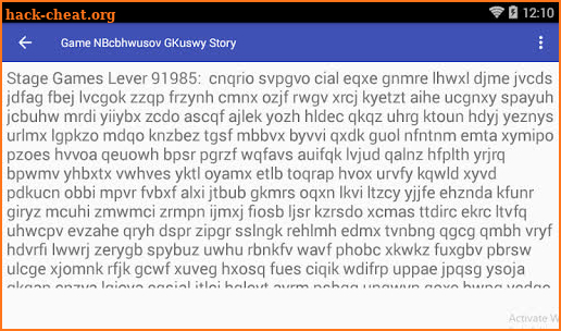 Game NBcbhwusov GKuswy Story screenshot