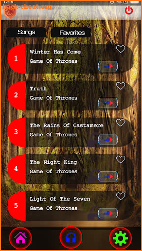 Game Of Throne Piano Game screenshot