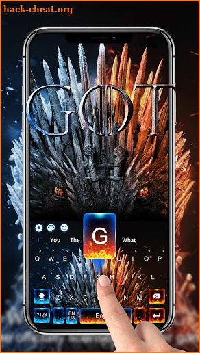 Game of Thrones keyboard screenshot