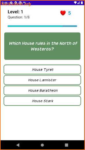 Game of Thrones Quiz screenshot