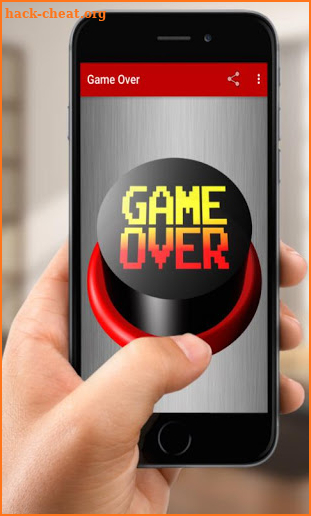 Game Over Button screenshot