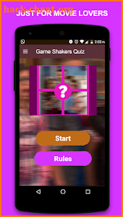 Game Shakers Quiz screenshot