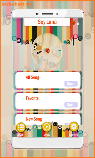 Game Soy Luna Piano Tiles screenshot