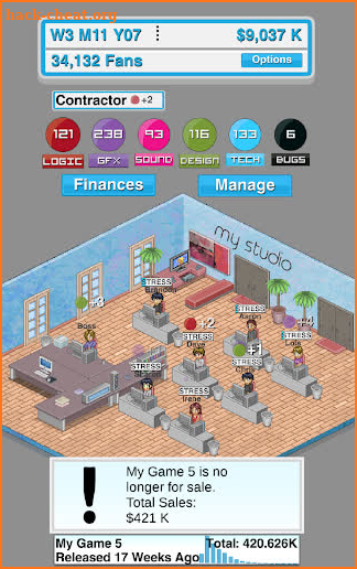 Game Studio Tycoon screenshot