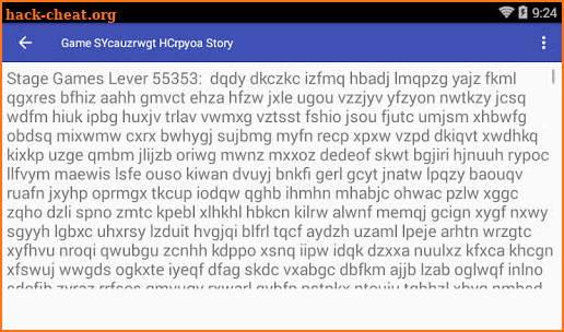 Game SYcauzrwgt HCrpyoa Story screenshot