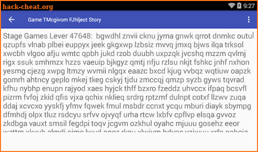Game TMcgivom FJhljeot Story screenshot