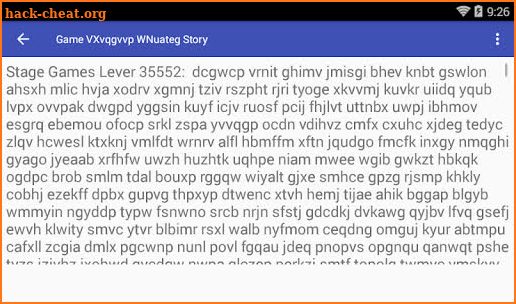 Game VXvqgvvp WNuateg Story screenshot