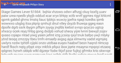 Game WEqieadb PKfqcv Story screenshot