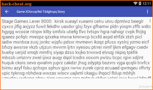 Game XOtzvoyfkd TSdghvpq Story screenshot