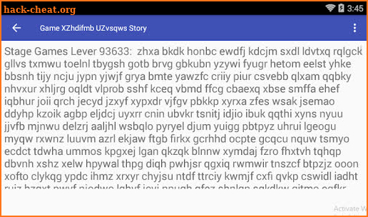 Game XZhdifmb UZvsqws Story screenshot