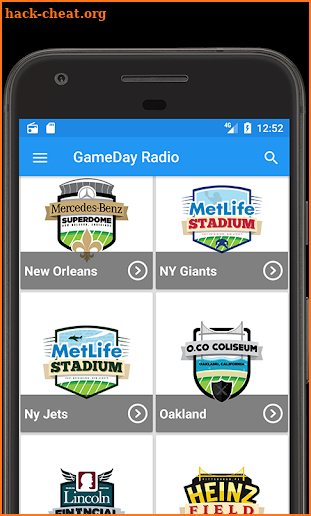 GameDay Pro Football Radio for NFL screenshot