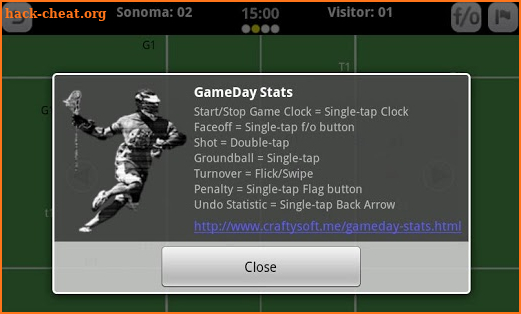 GameDay Stats - Lacrosse screenshot