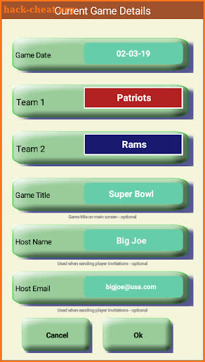 GamePool – USA Football Pool & Game Parties screenshot