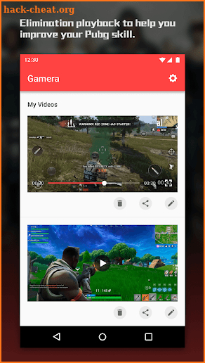 Gamera - game recorder, video editer , PUBG Mobile screenshot