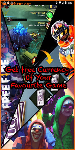 Gamers Credit : Free Diamond,UC and CP Credits screenshot