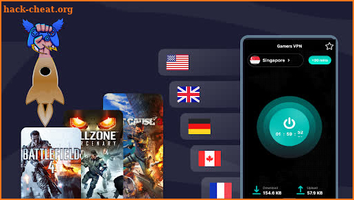Gamers VPN-Low Ping Gaming Vpn screenshot