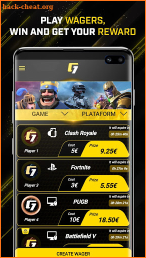 Gamersfy - Play matches, win prizes screenshot