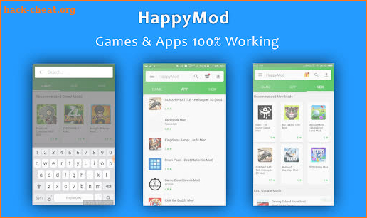 Games Happy Mod Apps screenshot