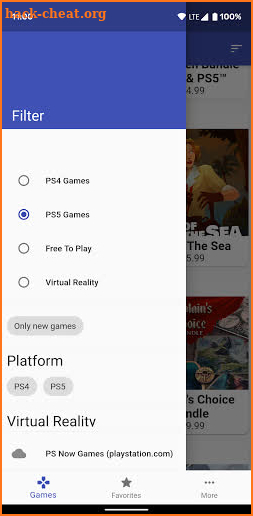 Games List Pro for PlayStation 5 PS5, PS4, PS Now screenshot