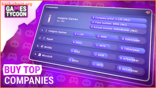 Games Tycoon Pro screenshot
