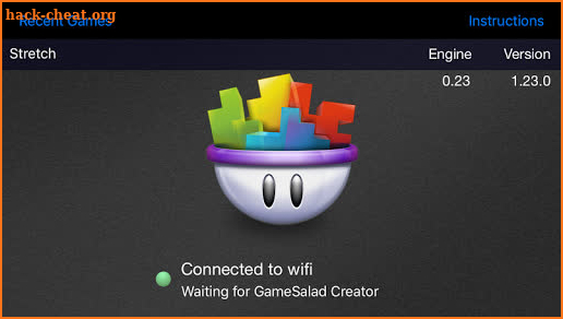 GameSalad Viewer screenshot