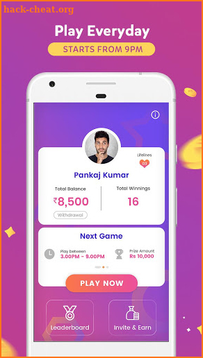 GameShow - Live Quiz Game App to Earn money online screenshot