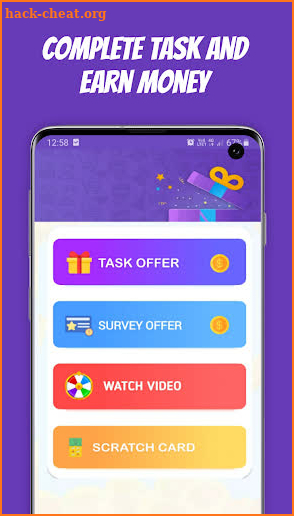 Gamezee - Play Quiz, Complete Task ,Scratch Card screenshot