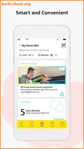 Gamgee Smart Home WiFi screenshot