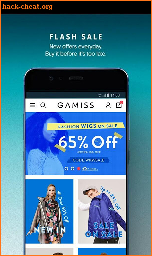 Gamiss Shopping en ligne screenshot