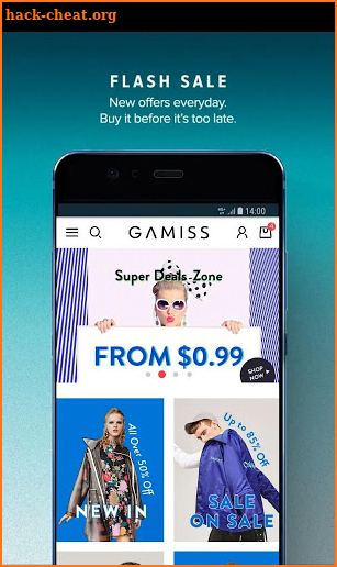 Gamiss Shopping en ligne screenshot