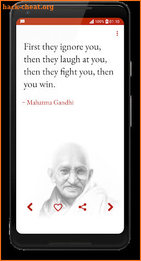 Gandhi Quotes - Daily Quotes screenshot