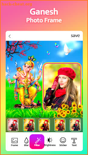 Ganesh Photo Frame screenshot