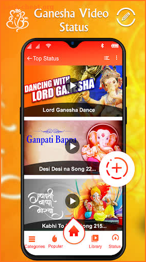 Ganesha Video Status - Full screen Video  Status screenshot